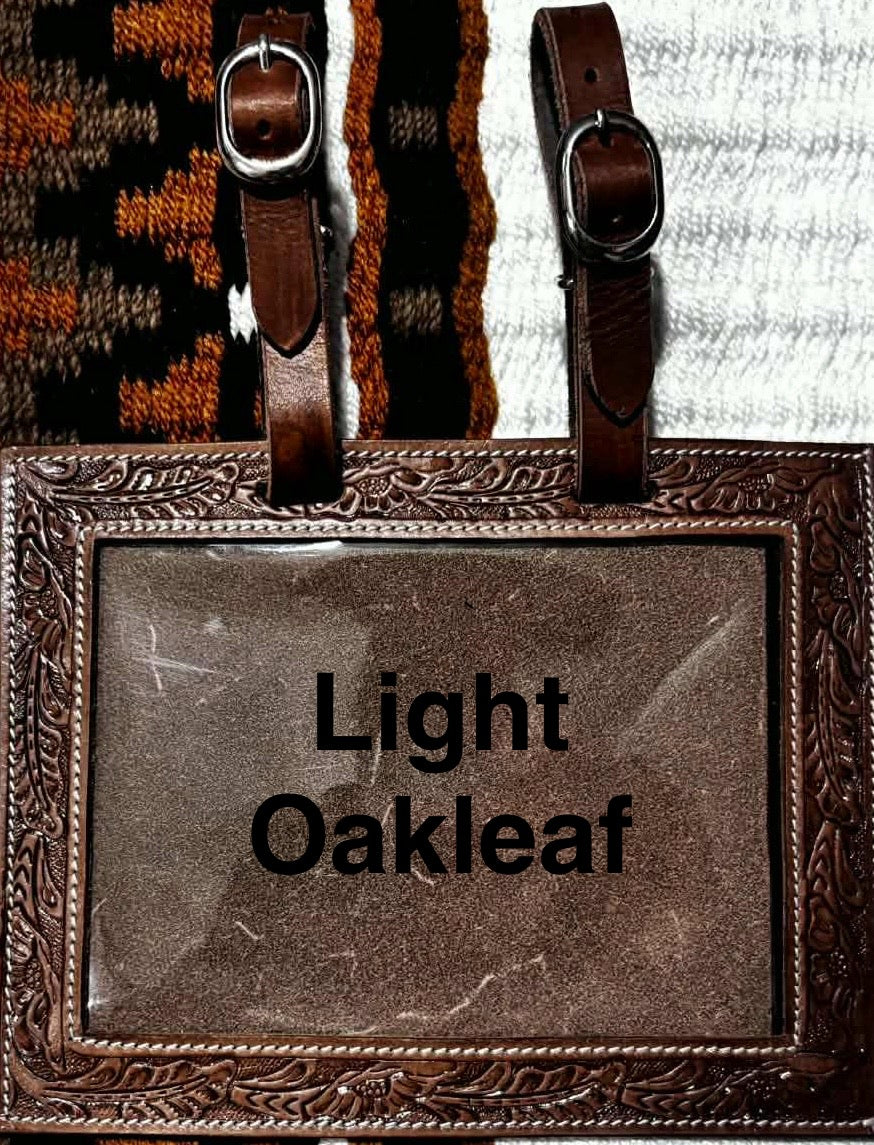 Number Holder Light Oak Leaf