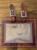 Number Holder Medium Oak Leaf (Show Buckle)