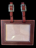 Number Holder Medium Basket Weave (Show Buckle)