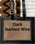 Number Holder Dark Barbed Wire