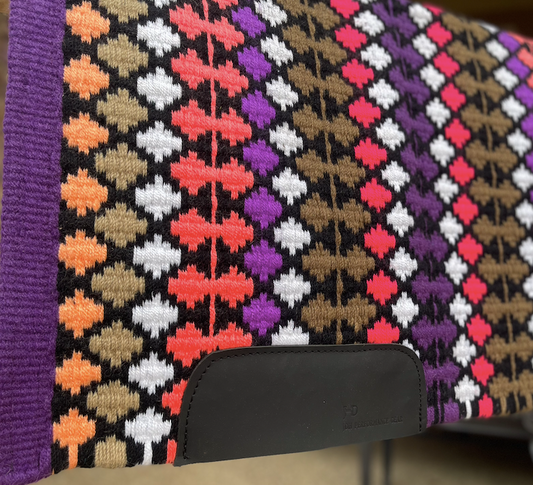 Dots Purples and Coral
