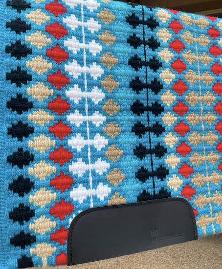 Dots Red Blue and Tan