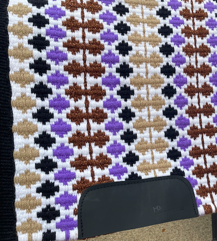 Dot Purple Tan Bronze
